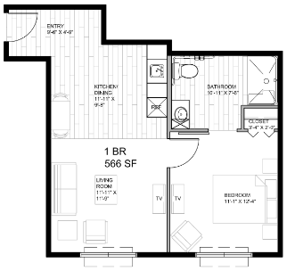 Silverdale MC OneBedroom