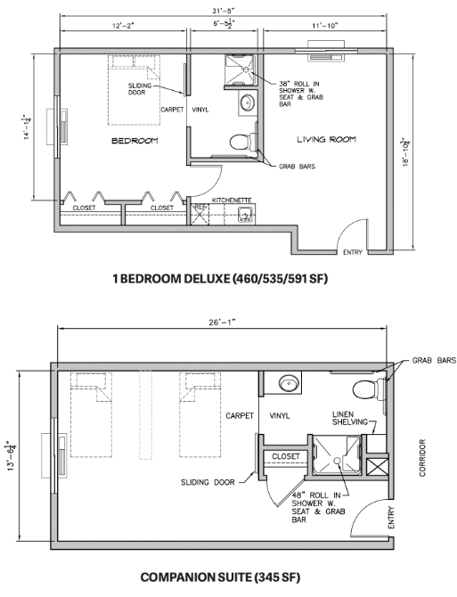 Yakima MC Studio and OneBedroom and Companion